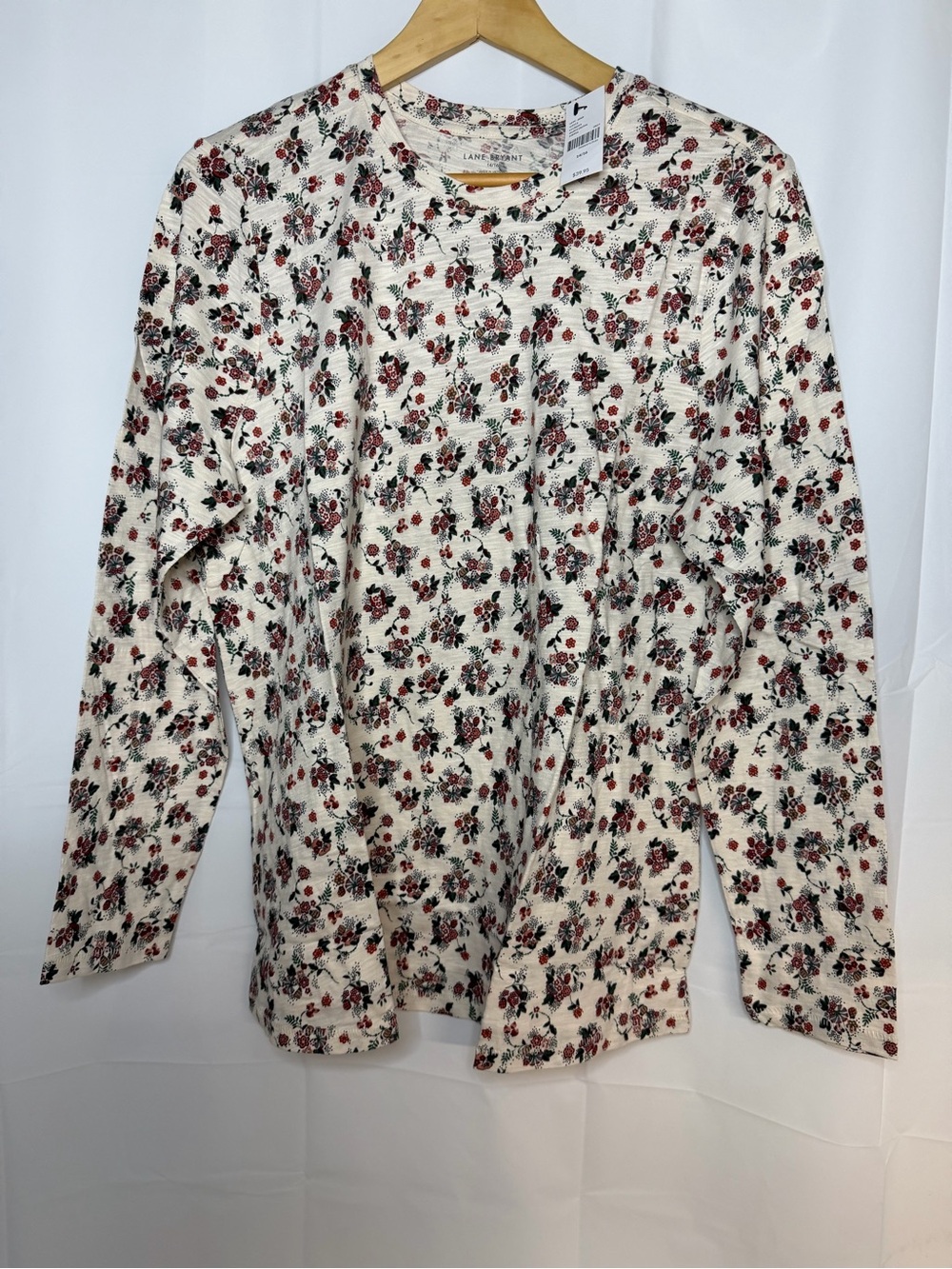 Lane Bryant crew neck long sleeve T shirt women’s plus size 14/16 NWT